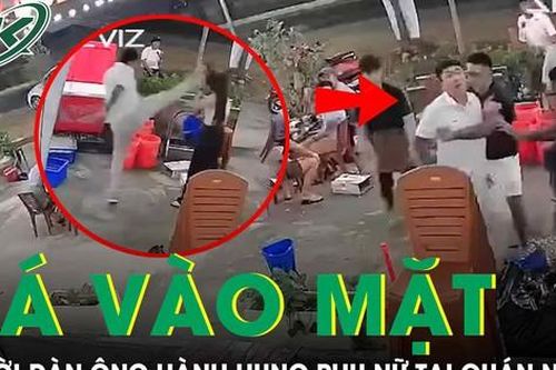 Phẫn nộ lý do người đàn ông đá vào mặt, tác động liên tiếp người phụ nữ tại quán nhậu