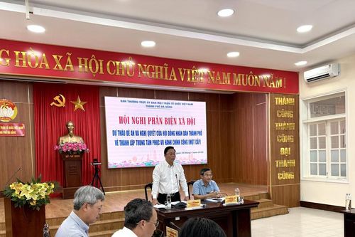 Đà Nẵng: Hội nghị phản biện về thành lập Trung tâm Phục vụ hành chính công 1 cấp