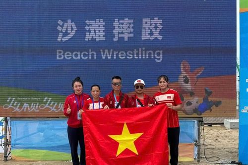 Vật Việt Nam giành 2 HCB, 1 HCĐ tại Đại hội Thể thao bãi biển châu Á