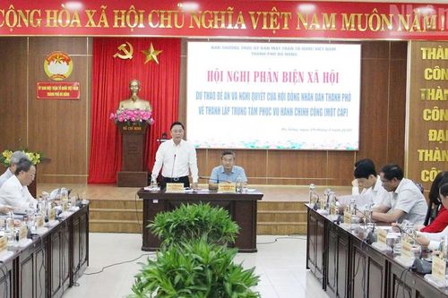 Đà Nẵng: Phản biện xã hội dự thảo Đề án thành lập Trung tâm phục vụ hành chính công (một cấp)