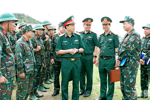 Quân khu 3 kiểm tra công tác sẵn sàng chiến đấu tại Quảng Ninh