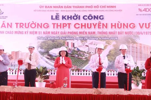 750 tỷ đồng xây mới Trường THPT chuyên Hùng Vương