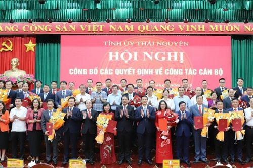 Thái Nguyên điều động, luân chuyển, chỉ định, bổ nhiệm 39 cán bộ