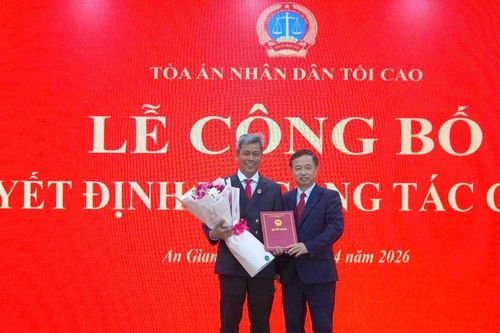 Điều động, bổ nhiệm Chánh án TAND tỉnh An Giang