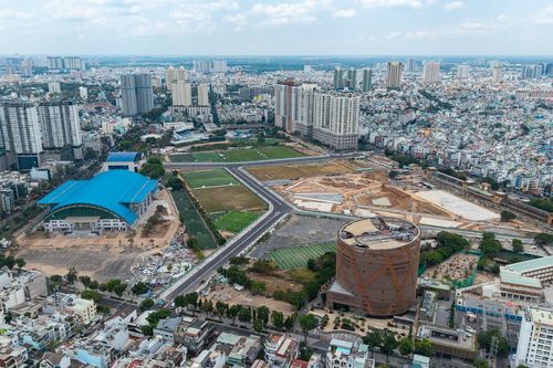 5 đường xuyên Trường đua Phú Thọ thành hình, 2 trục chính sắp thông xe