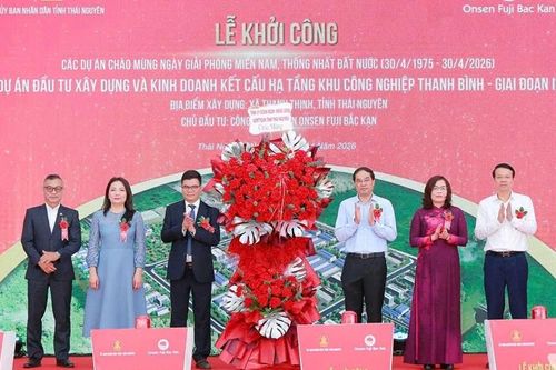 Thái Nguyên khởi công 10 dự án trọng điểm với tổng mức đầu tư trên 8.200 tỉ đồng