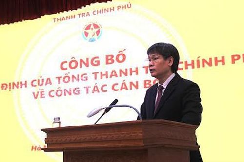Thanh tra Chính phủ công bố các quyết định về công tác cán bộ