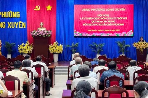 Lấy ý kiến cộng đồng dân cư đối với Quy hoạch chung đô thị Long Xuyên đến năm 2050