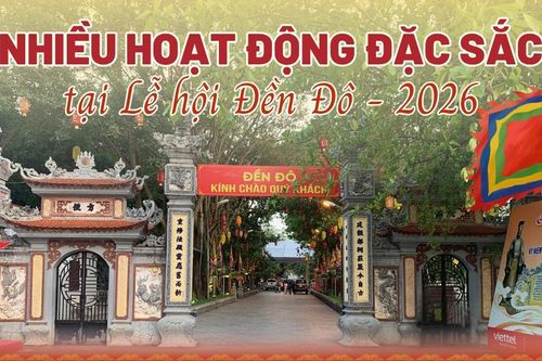 Nhiều hoạt động đặc sắc tại Lễ hội Đền Đô - 2026