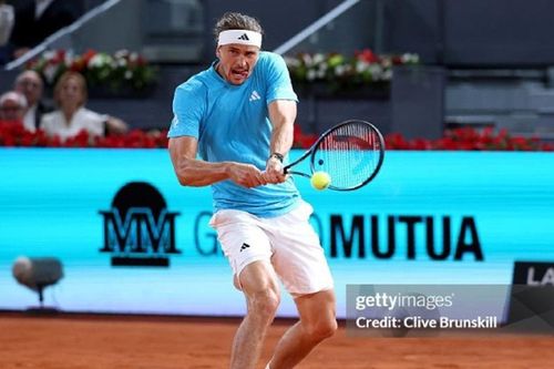 Zverev đánh bại Mensik sau 3 set kịch tính để vào tứ kết Madrid Open