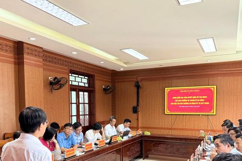 Đoàn kiểm tra Thành ủy Đà Nẵng làm việc với xã Duy Nghĩa