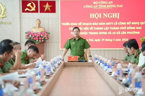 Triển khai kế hoạch bảo đảm an ninh trật tự các sự kiện quan trọng trên địa bàn Đồng Nai