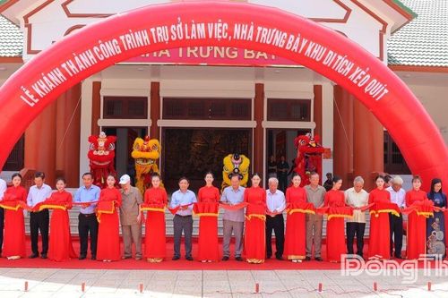 Khánh thành Nhà trưng bày Khu di tích Xẻo Quít