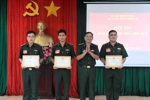 Hải đoàn Biên phòng 48 tổ chức hội thi báo cáo viên giỏi