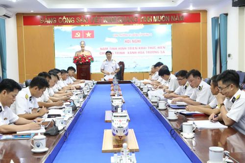 Vùng 4 Hải quân chỉ đạo tập trung thực hiện hiệu quả chương trình 'Xanh hóa Trường Sa'