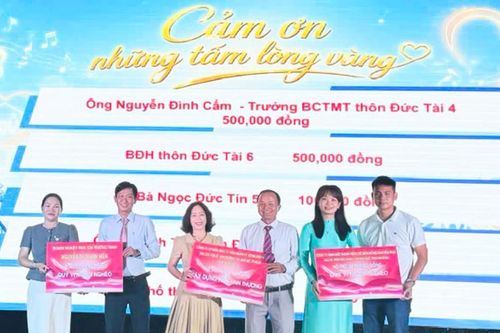 Xã Hoài Đức huy động trên 500 triệu đồng từ đêm văn nghệ 'Vì người nghèo'