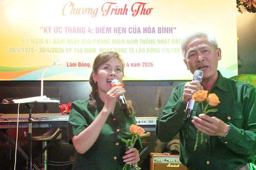 Giao lưu thơ, nhạc 'Ký ức tháng 4: Điểm hẹn của hòa bình'