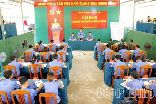Đồng Lương sẵn sàng cho diễn tập khu vực phòng thủ