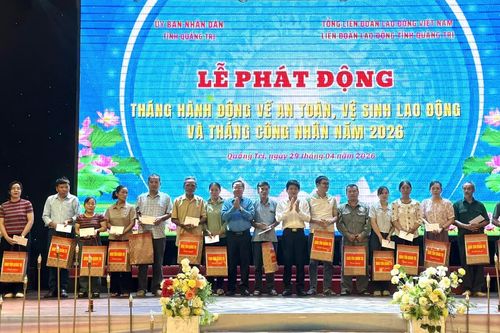 Phát động Tháng hành động về an toàn, vệ sinh lao động và Tháng Công nhân năm 2026