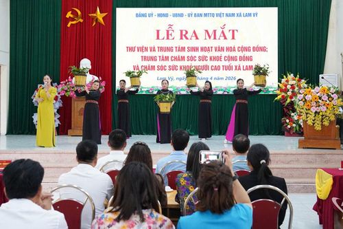 Xã Lam Vỹ ra mắt các các trung tâm sinh hoạt văn hóa, chăm sóc sức khỏe cộng đồng