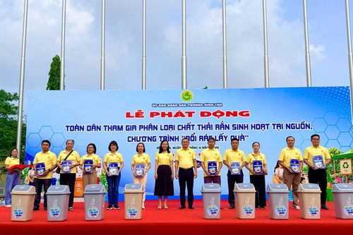 Phường Bình Tân: Phát động toàn dân tham gia phân loại chất thải rắn sinh hoạt tại nguồn