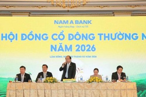 Nam A Bank (NAB) chốt ngày chia cổ tức tỷ lệ 20%, báo lãi trước thuế quý I/2026 vượt 1.600 tỷ đồng