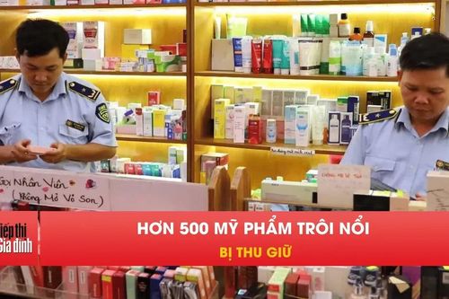 Đột kích shop mỹ phẩm, lộ hơn 500 sản phẩm trôi nổi