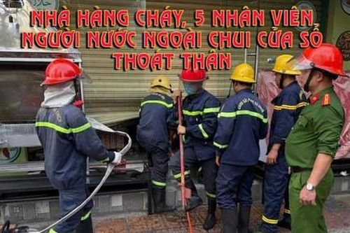 Cháy nhà hàng ở Nha Trang, 5 nhân viên người nước ngoài chui cửa sổ thoát thân