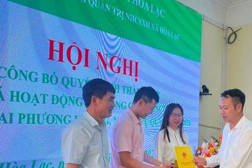 Xã Hòa Lạc thành lập Ban đại diện Hội đồng quản trị Ngân hàng Chính sách xã hội