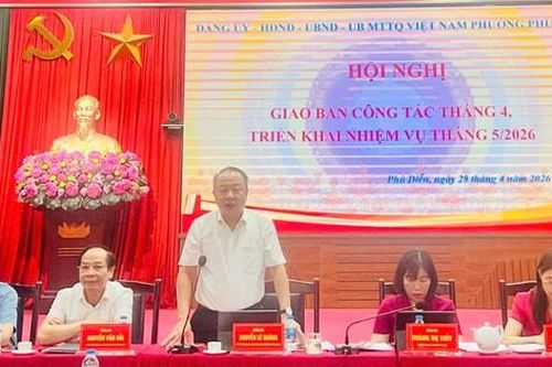 Phường Phú Diễn: Nhiều chỉ số vượt mốc 50%, tạo đà bứt phá quý II/2026