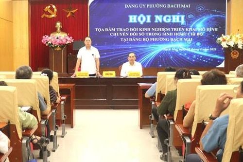 Phường Bạch Mai đẩy mạnh chuyển đổi số toàn diện, nhân rộng 'chi bộ số'