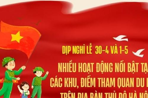 Nhiều hoạt động tại các khu, điểm tham quan du lịch trên địa bàn Thủ đô dịp nghỉ lễ