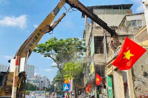 Gỡ 'điểm nghẽn' mặt bằng, Khương Đình đẩy nhanh tiến độ dự án đường Vành đai 2,5