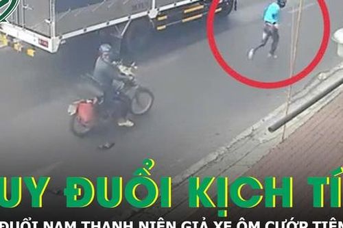 Màn truy đuổi nghẹt thở nam thanh niên vờ mua hàng rồi cuỗm vàng bỏ chạy