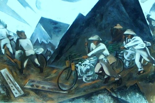 51 năm thống nhất đất nước: Tái hiện ký ức chiến tranh bằng ngôn ngữ hội họa