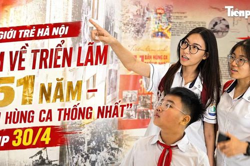 Giới trẻ đổ về triển lãm '51 năm – Bản hùng ca thống nhất' dịp 30/4