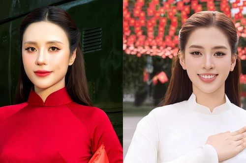 Hoa hậu, á hậu diện áo dài kỷ niệm 51 năm ngày Giải phóng miền Nam, thống nhất đất nước