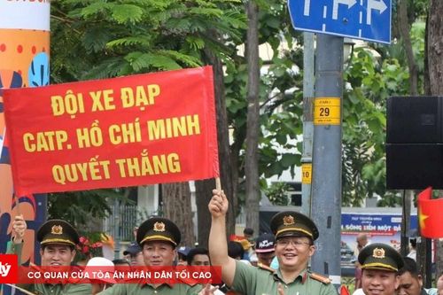 Dấu ấn lực lượng Công an trên hành trình hơn 2.700 km đường đua xe đạp