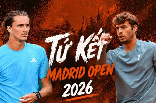 Zverev quyết tâm phục hận Cobolli và thử thách cho hiện tượng Blockx tại Madrid Open