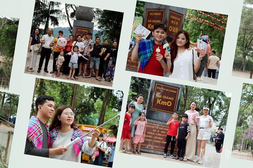 Km 0 Hà Giang tấp nập du khách ngày đầu nghỉ lễ