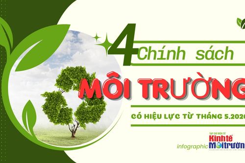 4 chính sách mới về môi trường có hiệu lực từ tháng 5/2026