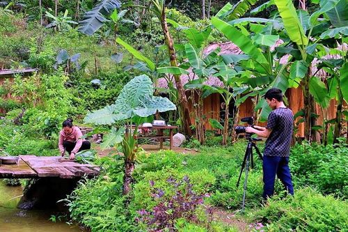 Làng sáng tạo số Lâm Bình ra mắt sản phẩm du lịch trải nghiệm 'Một ngày làm YouTuber'