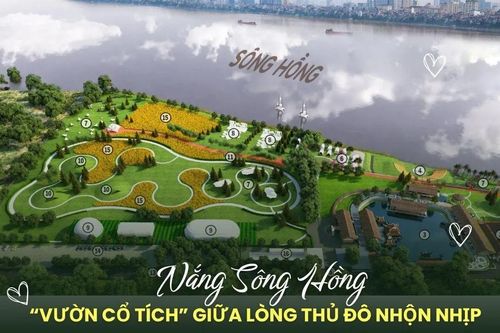 Nắng Sông Hồng – 'Vườn cổ tích' giữa lòng Thủ đô nhộn nhịp