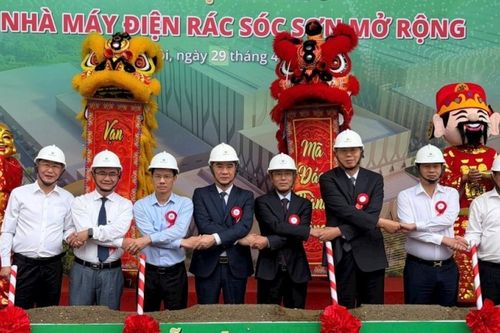 Hà Nội khởi công mở rộng nhà máy điện rác Sóc Sơn