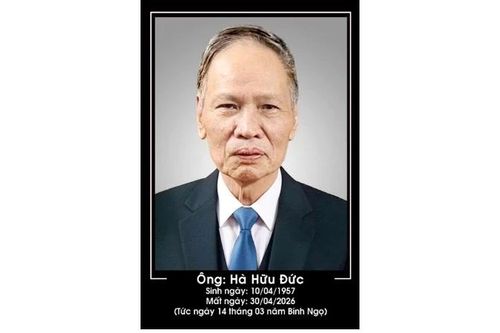 Nguyên Phó Vụ trưởng Vụ Nghiên cứu, Đào tạo nghiệp vụ Hà Hữu Đức từ trần