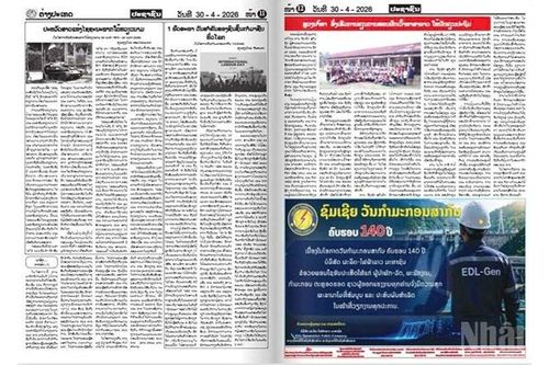 Báo Lào ca ngợi Đại thắng mùa Xuân năm 1975 của Việt Nam