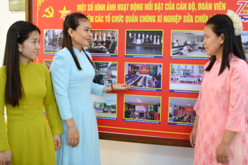 Nữ công nhân sáng tạo