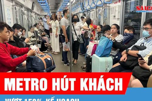 Metro hút khách, vượt 150% kế hoạch ngày 30-4