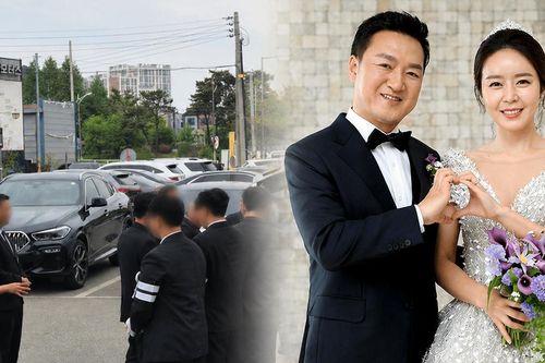 Vợ diễn viên phim 'Shiri' gục ngã bên linh cữu chồng, ôm con gái khóc nghẹn