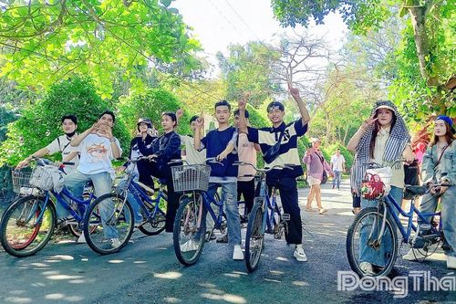 Đồng Tháp: Không gian xanh hấp dẫn du khách dịp lễ